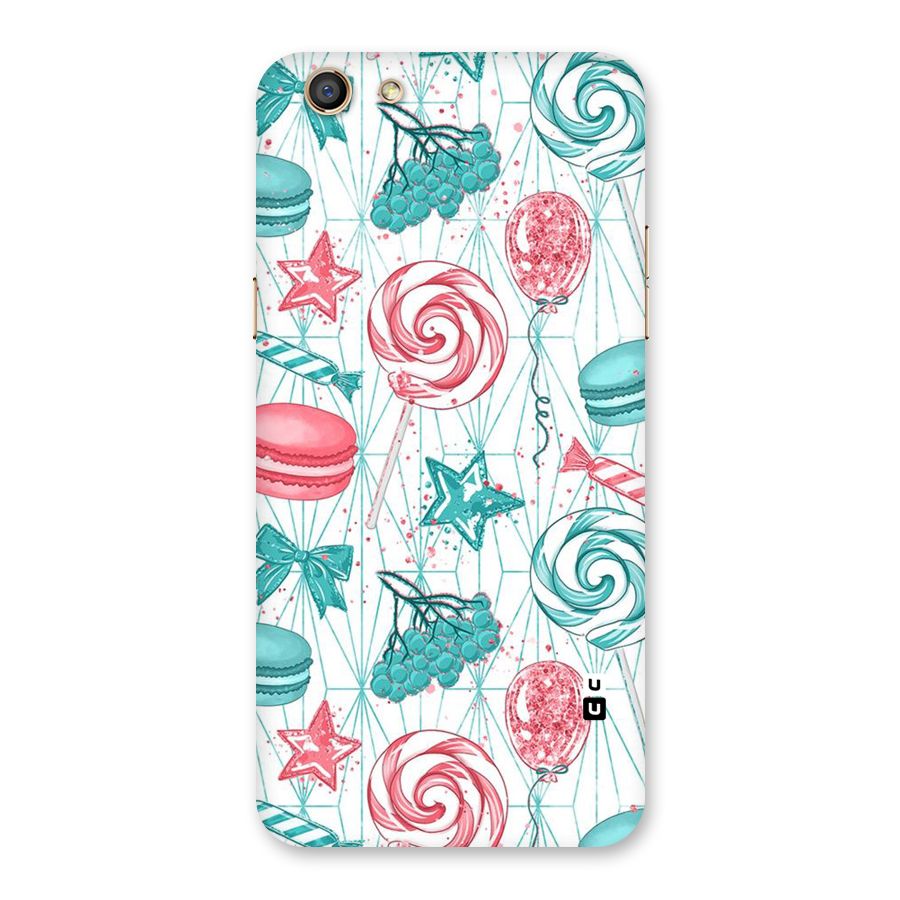 Candies And Macroons Back Case for Oppo F3