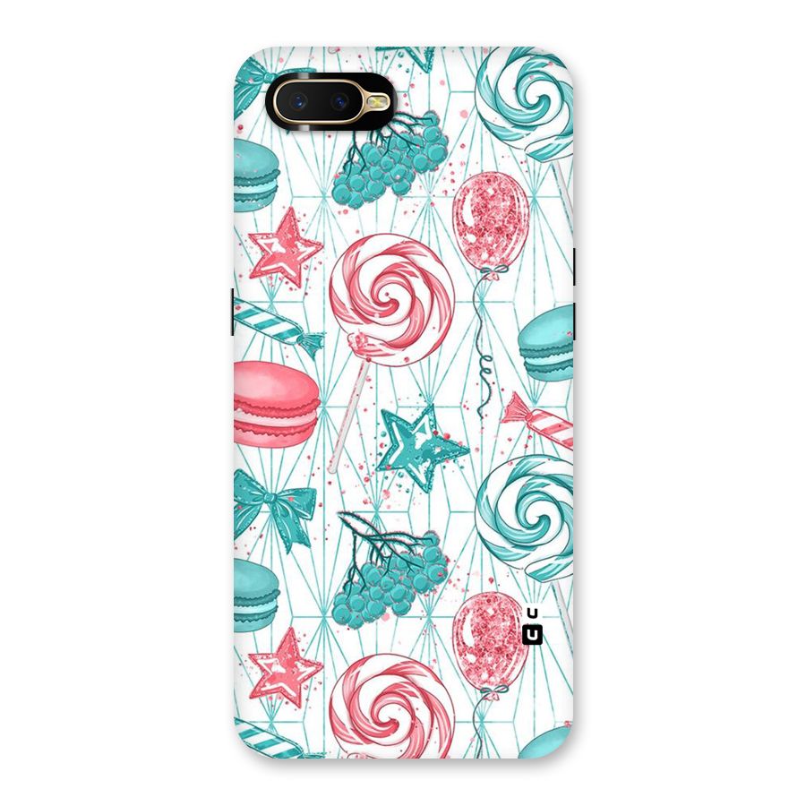 Candies And Macroons Back Case for Oppo K1