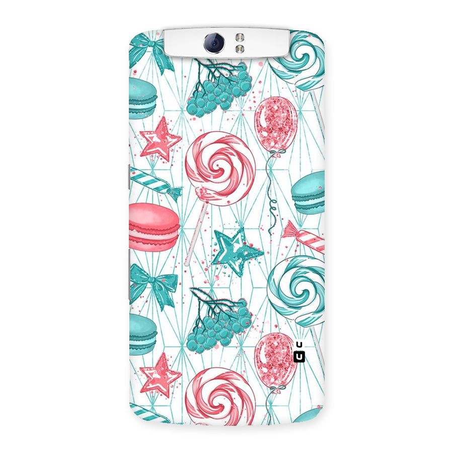 Candies And Macroons Back Case for Oppo N1