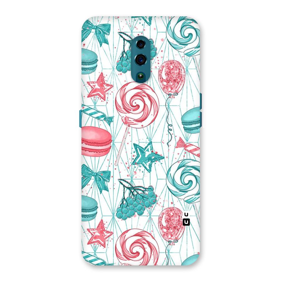 Candies And Macroons Back Case for Oppo Reno