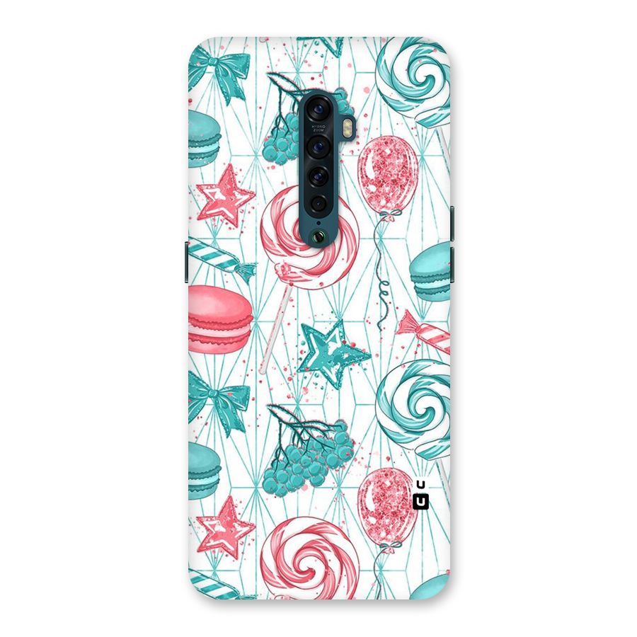 Candies And Macroons Back Case for Oppo Reno2