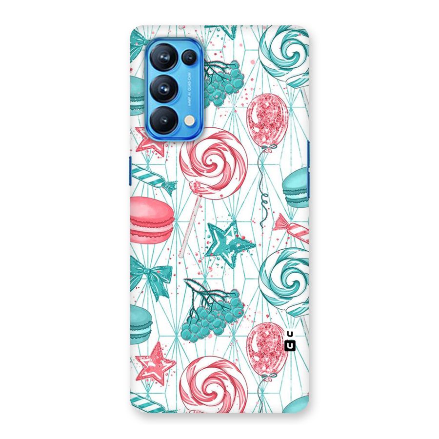 Candies And Macroons Back Case for Oppo Reno5 Pro 5G