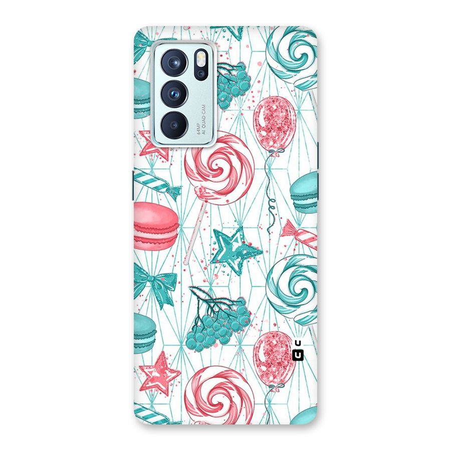 Candies And Macroons Back Case for Oppo Reno6 Pro 5G