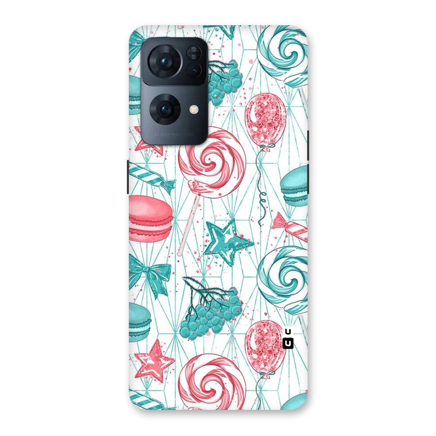 Candies And Macroons Back Case for Oppo Reno7 Pro 5G
