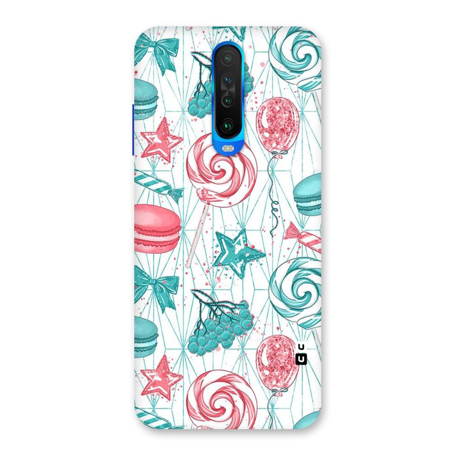 Candies And Macroons Back Case for Poco X2