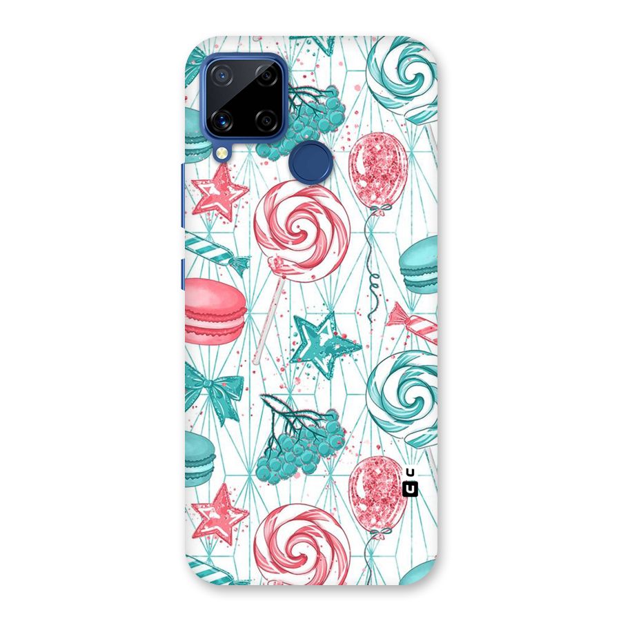 Candies And Macroons Back Case for Realme C12