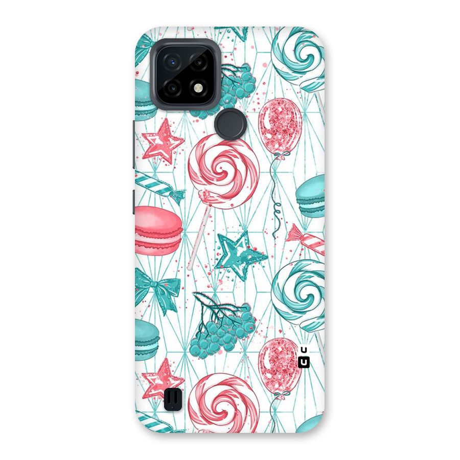 Candies And Macroons Back Case for Realme C21