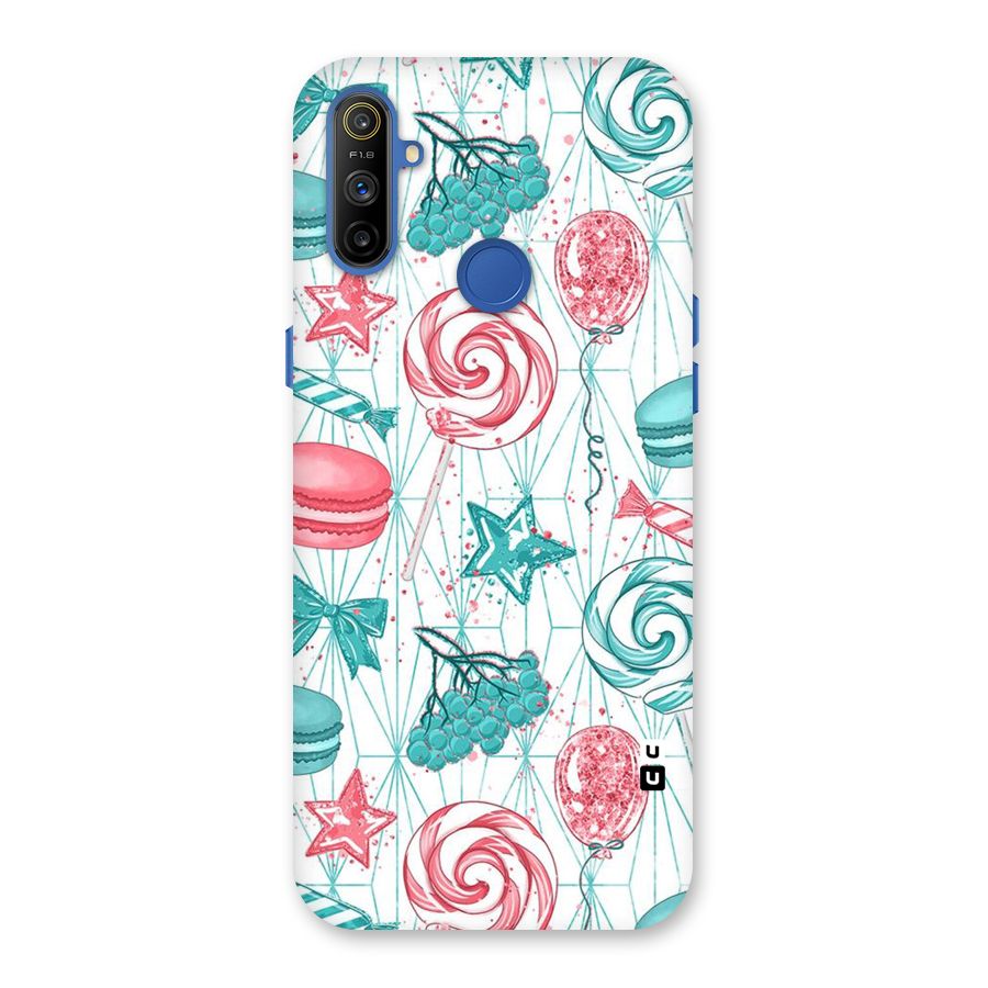 Candies And Macroons Back Case for Realme Narzo 10A