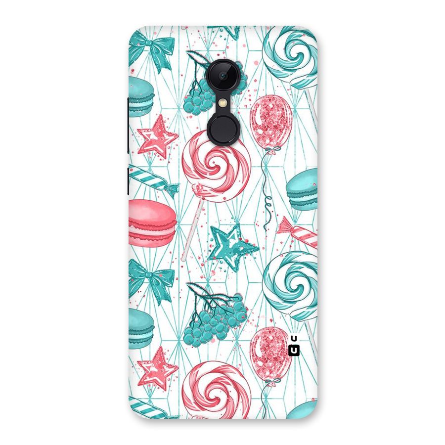 Candies And Macroons Back Case for Redmi 5