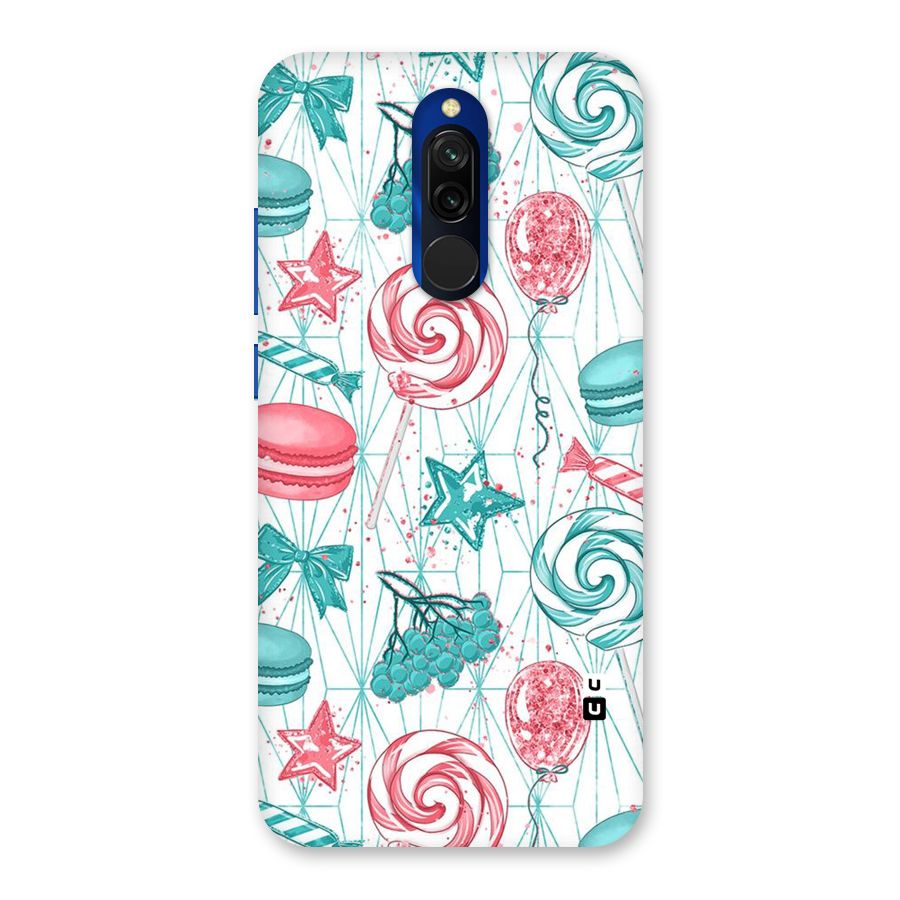 Candies And Macroons Back Case for Redmi 8