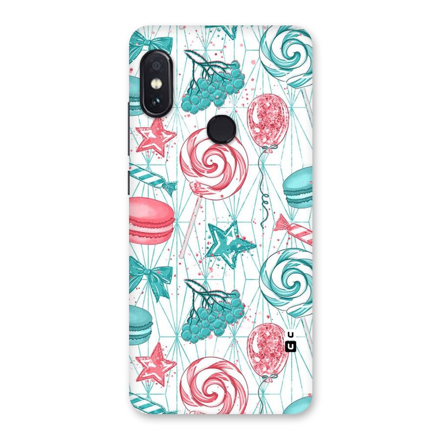 Candies And Macroons Back Case for Redmi Note 5 Pro