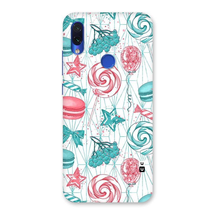 Candies And Macroons Back Case for Redmi Note 7