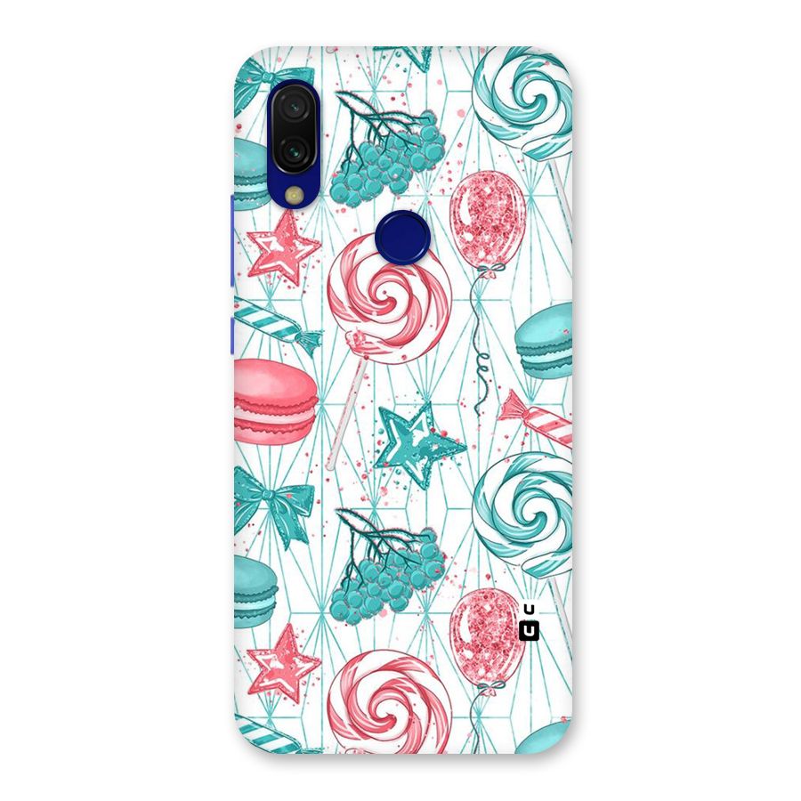 Candies And Macroons Back Case for Redmi Y3