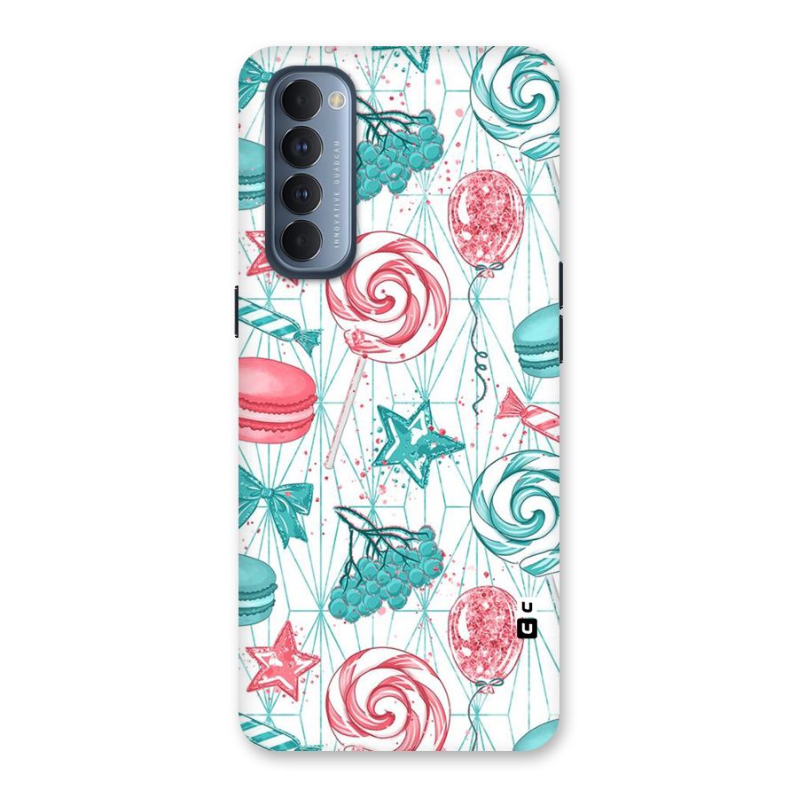 Candies And Macroons Back Case for Reno4 Pro