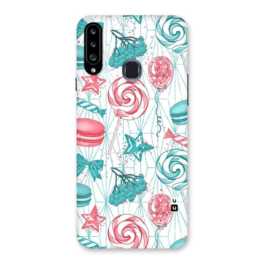 Candies And Macroons Back Case for Samsung Galaxy A20s