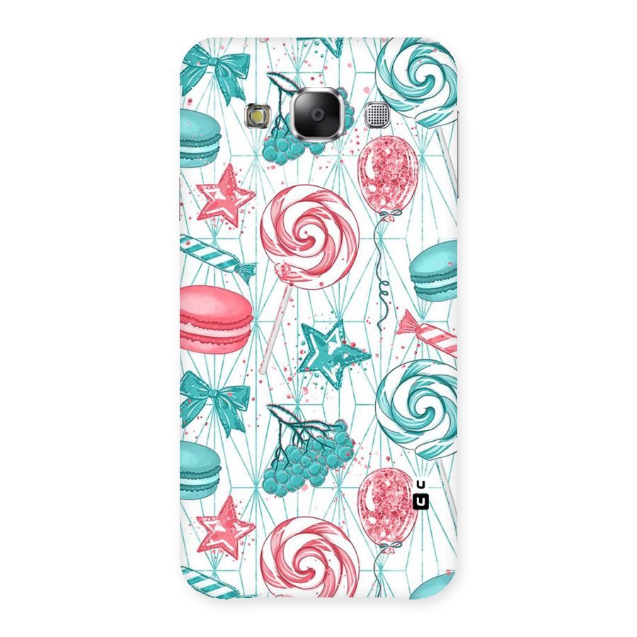 Candies And Macroons Back Case for Samsung Galaxy E5
