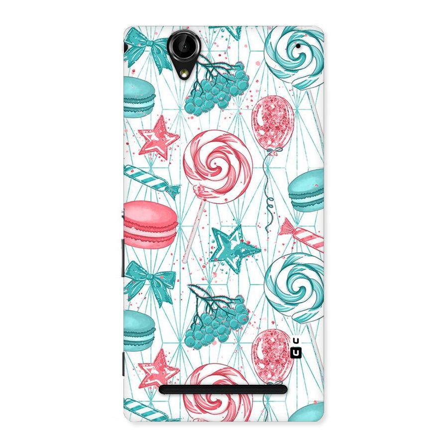 Candies And Macroons Back Case for Sony Xperia T2
