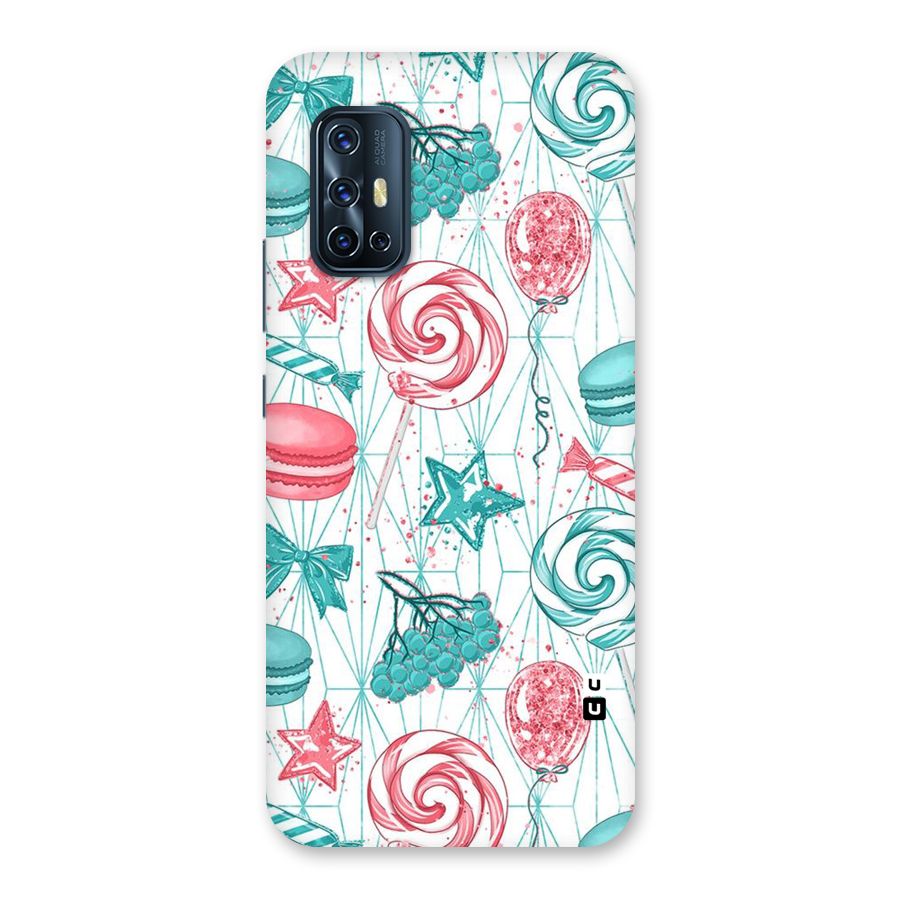 Candies And Macroons Back Case for Vivo V17
