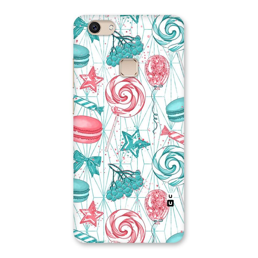 Candies And Macroons Back Case for Vivo V7
