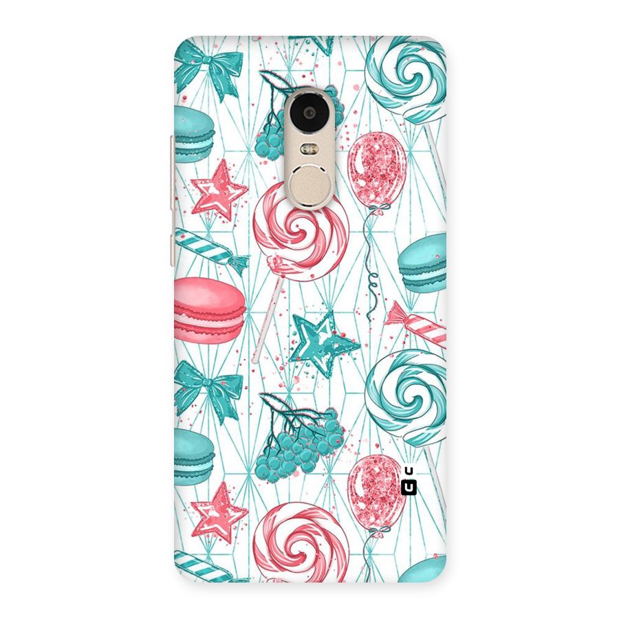 Candies And Macroons Back Case for Xiaomi Redmi Note 4