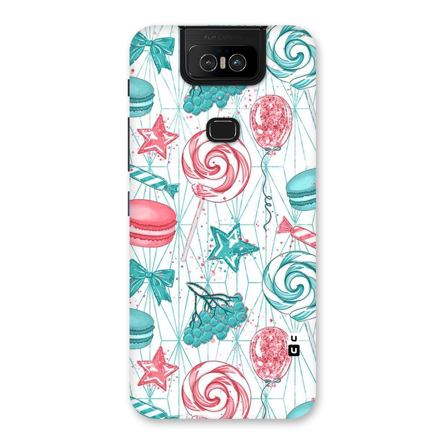 Candies And Macroons Back Case for Zenfone 6z