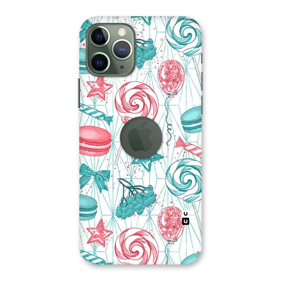 Candies And Macroons Back Case for iPhone 11 Pro Logo  Cut