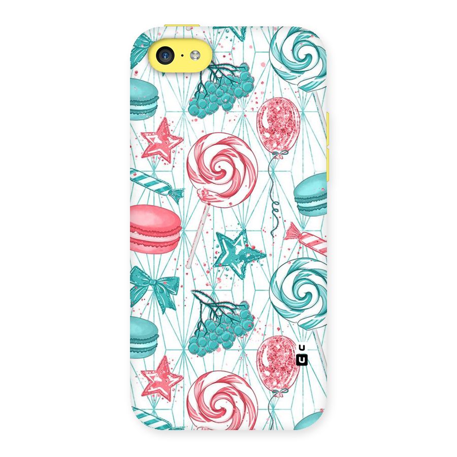 Candies And Macroons Back Case for iPhone 5C