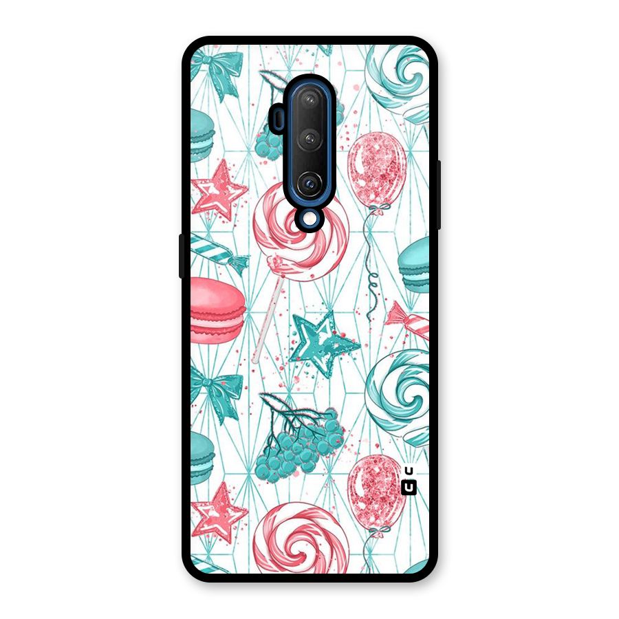 Candies And Macroons Glass Back Case for OnePlus 7T Pro