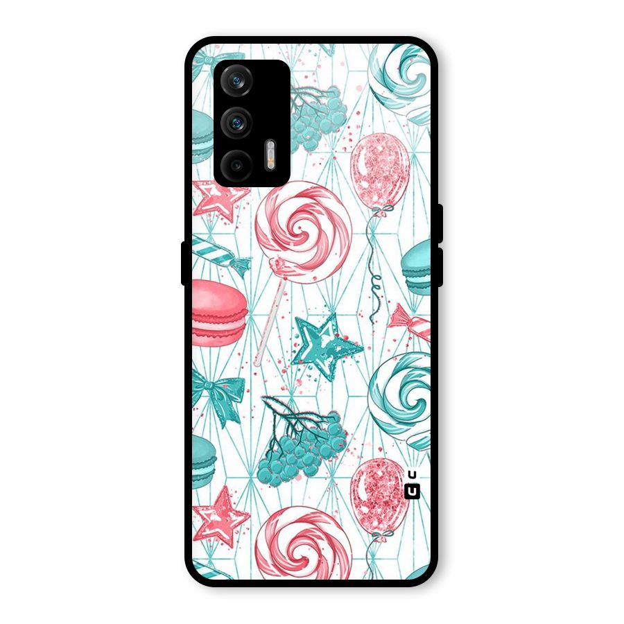 Candies And Macroons Glass Back Case for Realme GT 5G