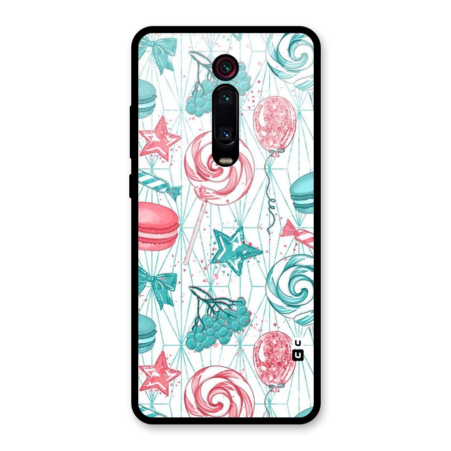 Candies And Macroons Glass Back Case for Redmi K20 Pro