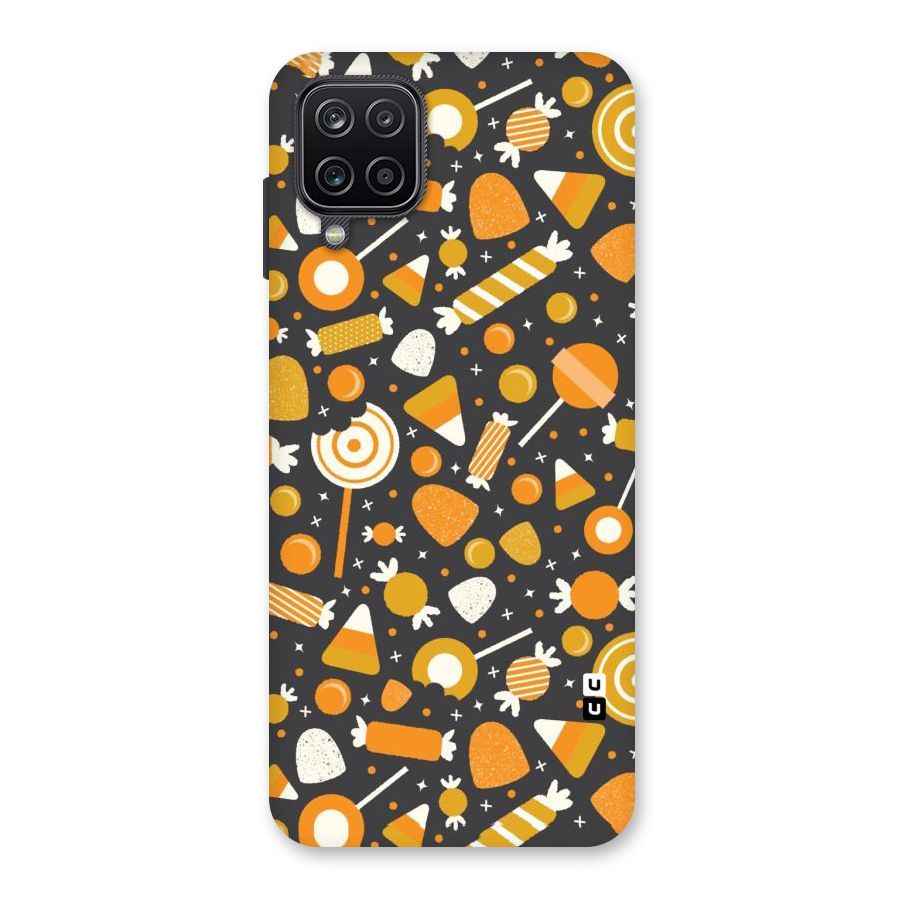 Candies Pattern Back Case for Galaxy A12