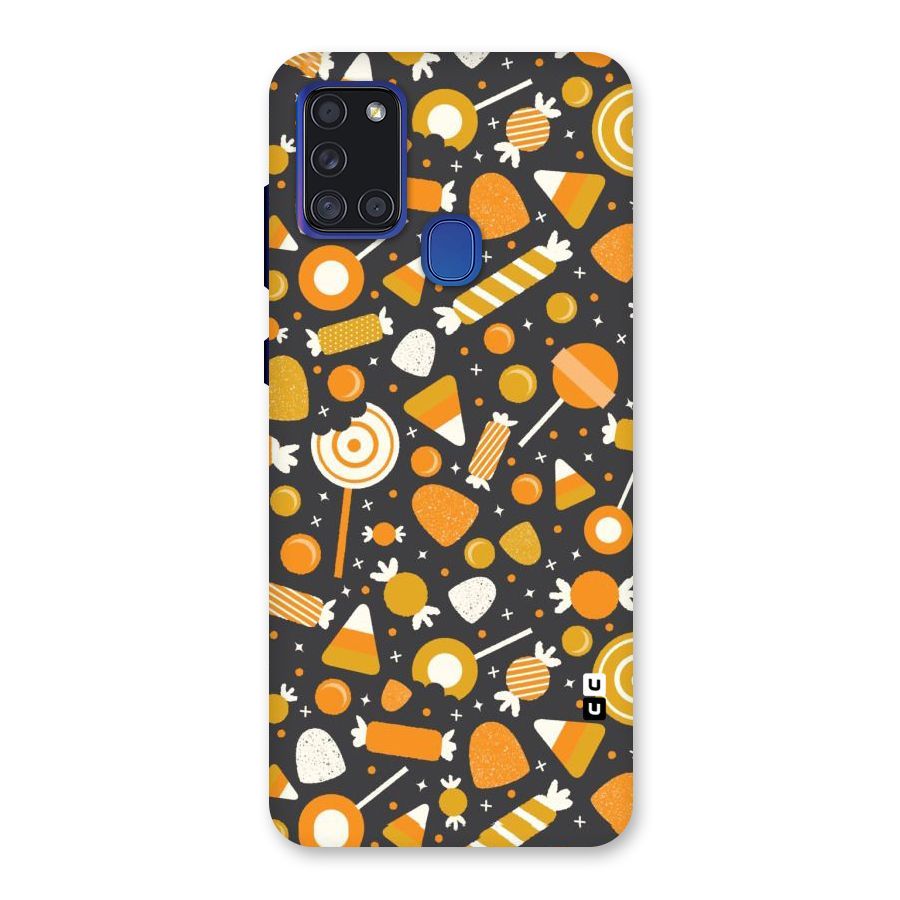 Candies Pattern Back Case for Galaxy A21s