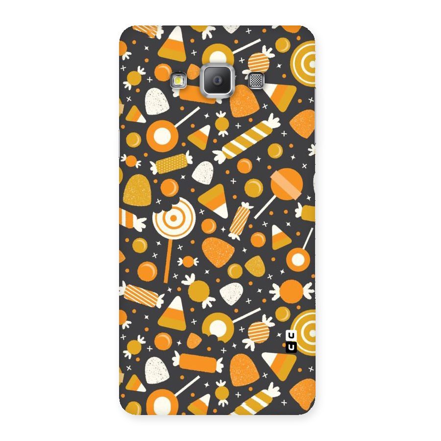 Candies Pattern Back Case for Galaxy A7