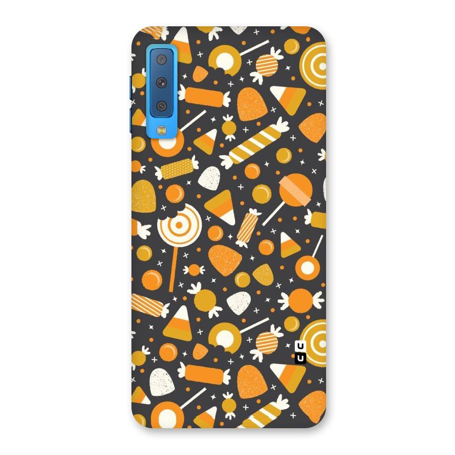 Candies Pattern Back Case for Galaxy A7 (2018)