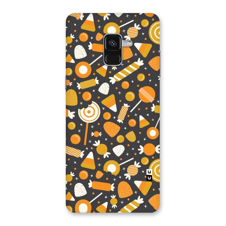Candies Pattern Back Case for Galaxy A8 Plus