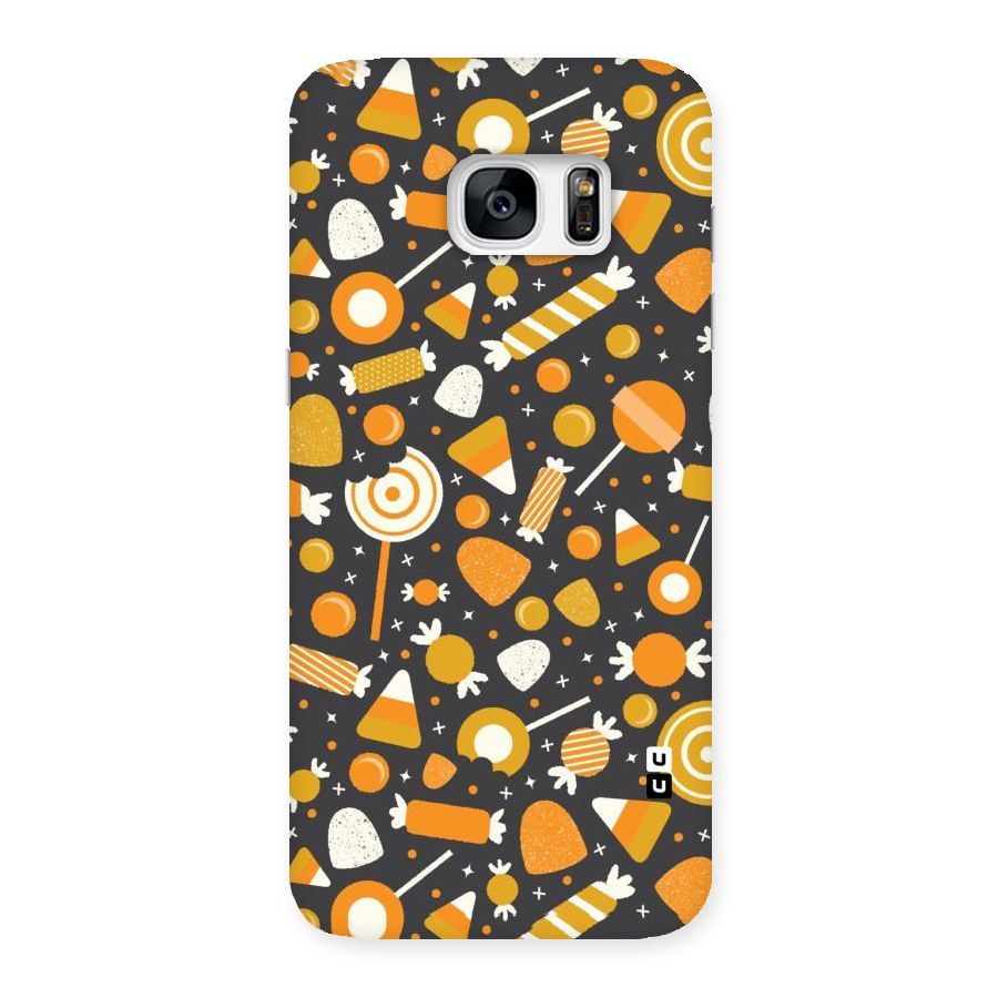 Candies Pattern Back Case for Galaxy S7 Edge