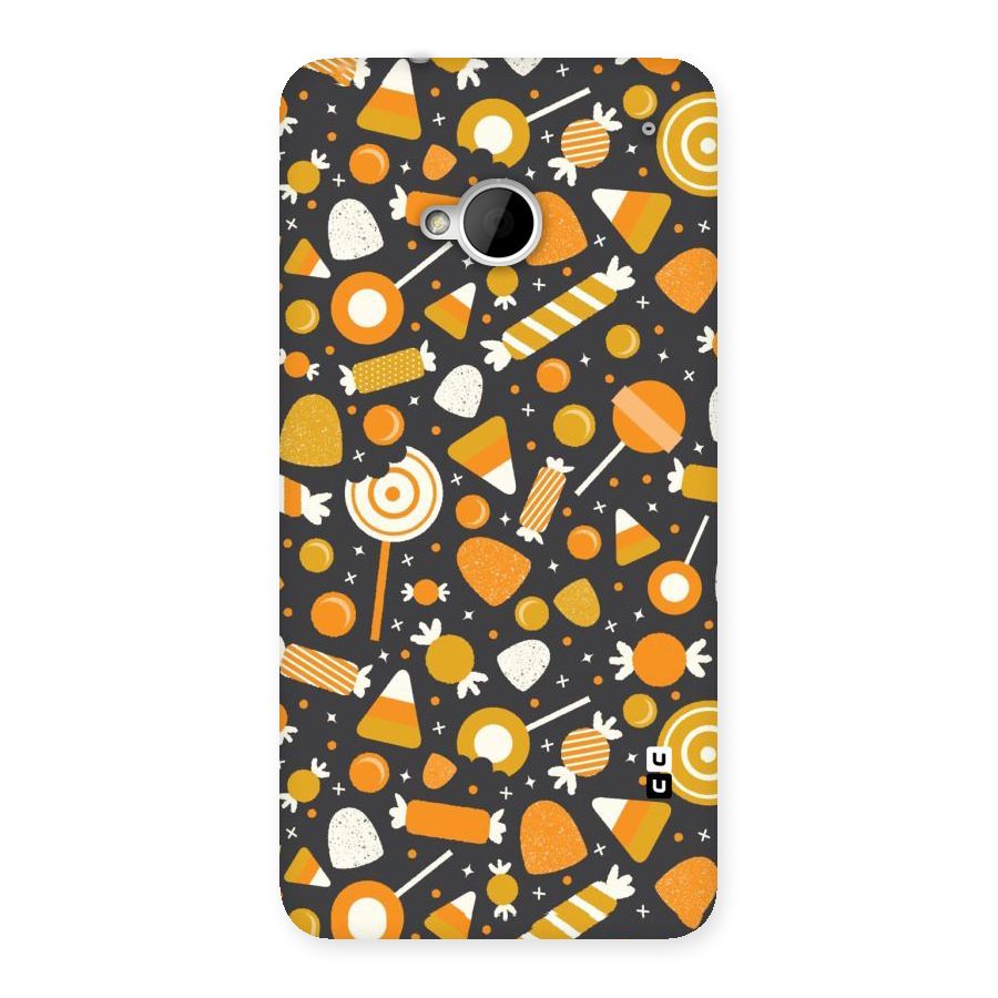 Candies Pattern Back Case for HTC One M7