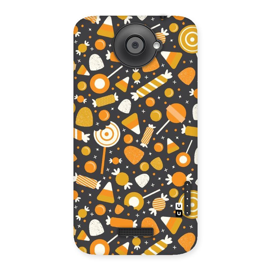 Candies Pattern Back Case for HTC One X