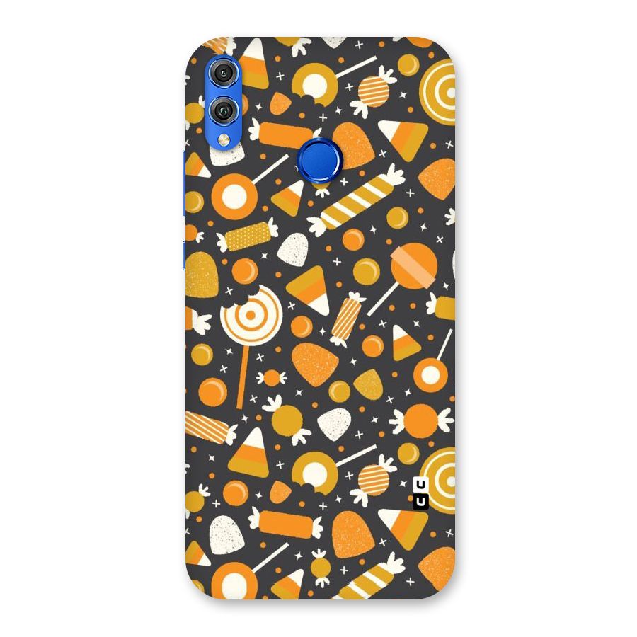 Candies Pattern Back Case for Honor 8X