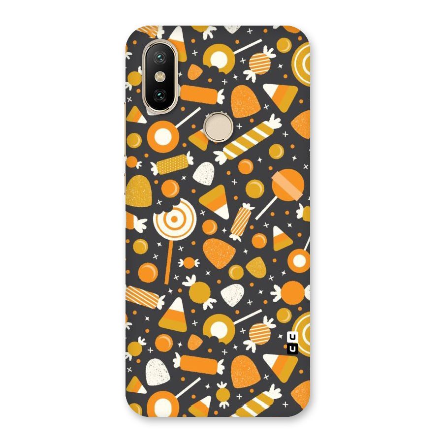 Candies Pattern Back Case for Mi A2