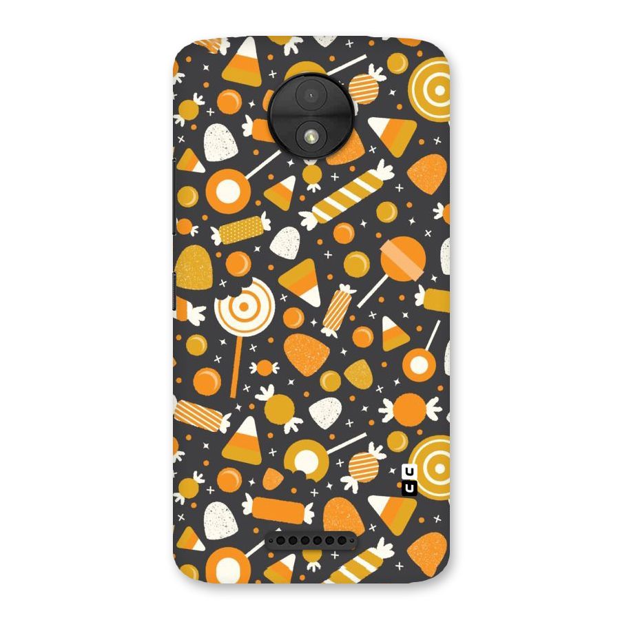 Candies Pattern Back Case for Moto C
