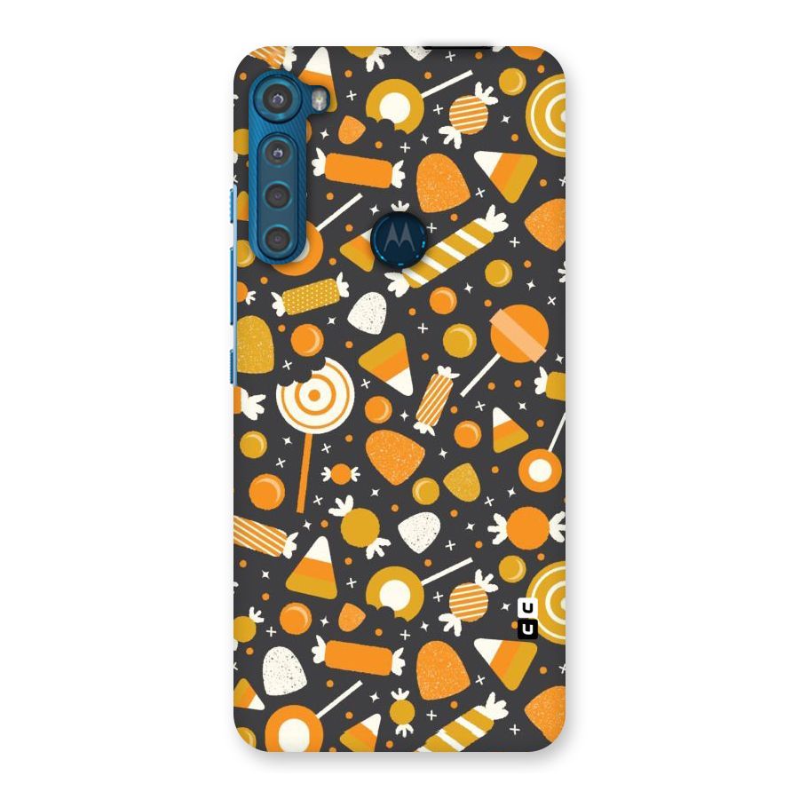 Candies Pattern Back Case for Motorola One Fusion Plus