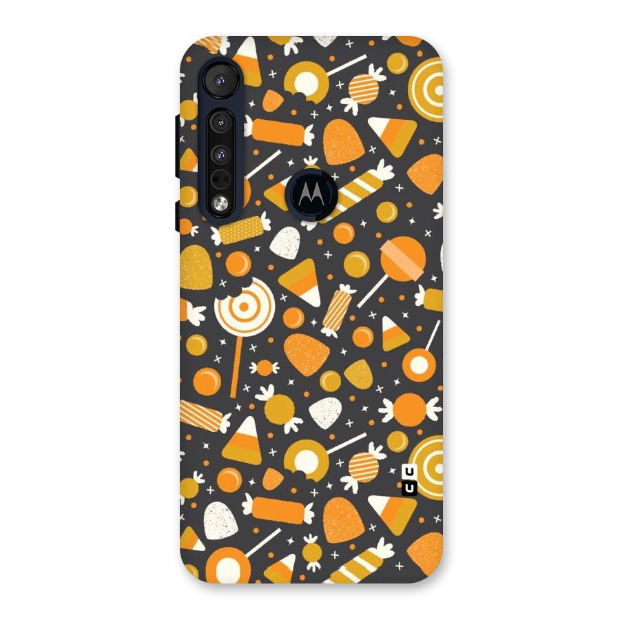 Candies Pattern Back Case for Motorola One Macro