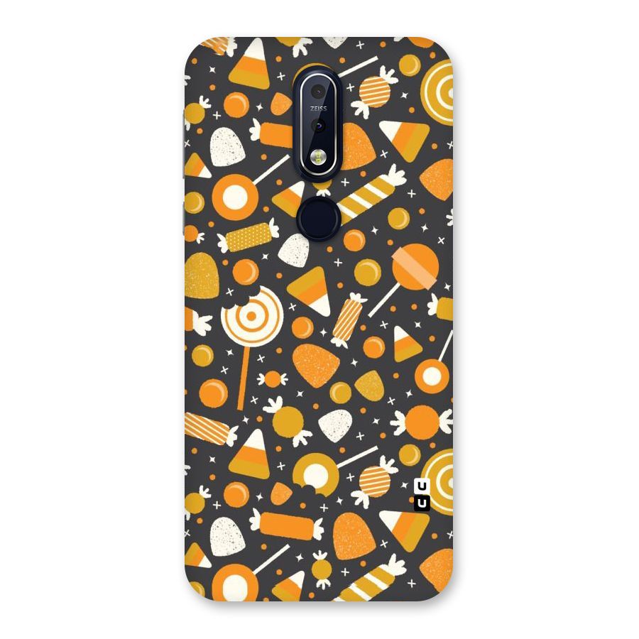 Candies Pattern Back Case for Nokia 7.1