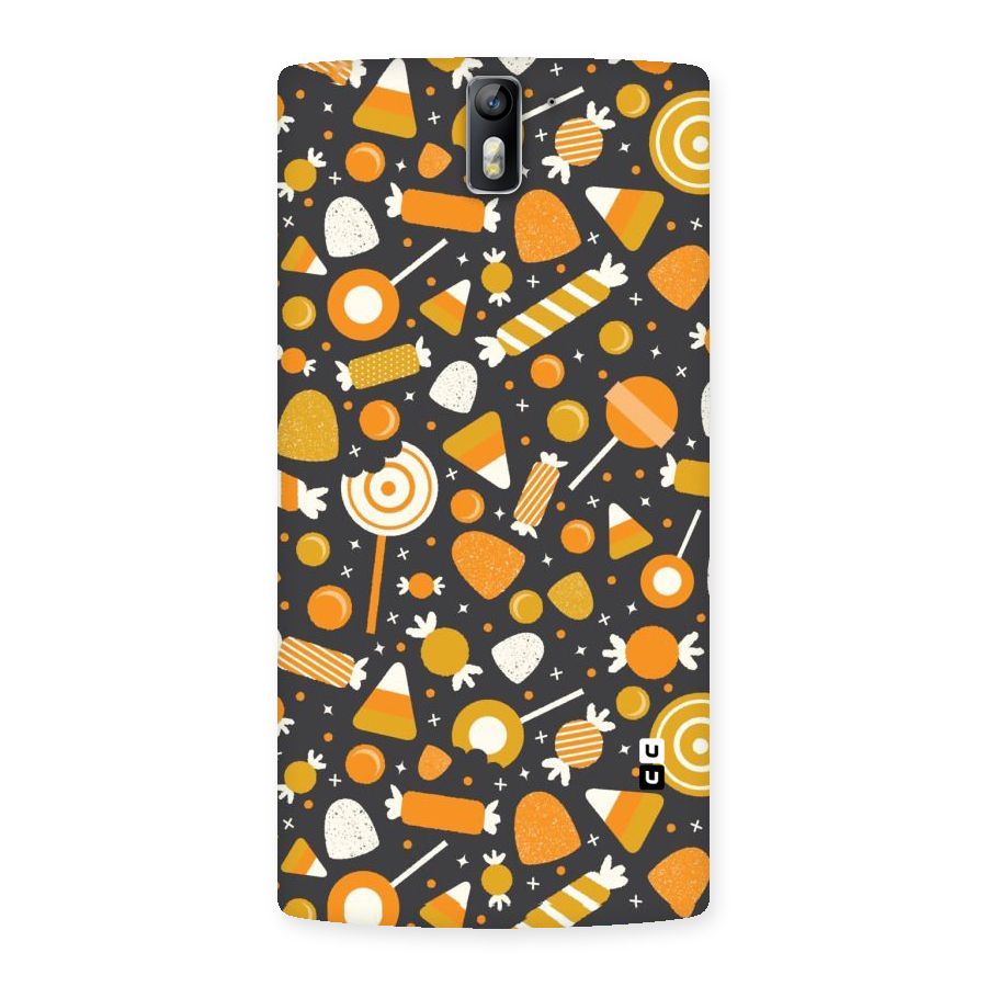 Candies Pattern Back Case for One Plus One