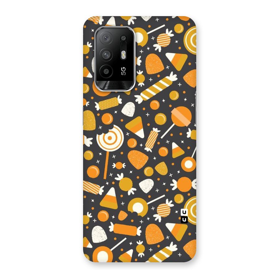 Candies Pattern Back Case for Oppo F19 Pro Plus 5G