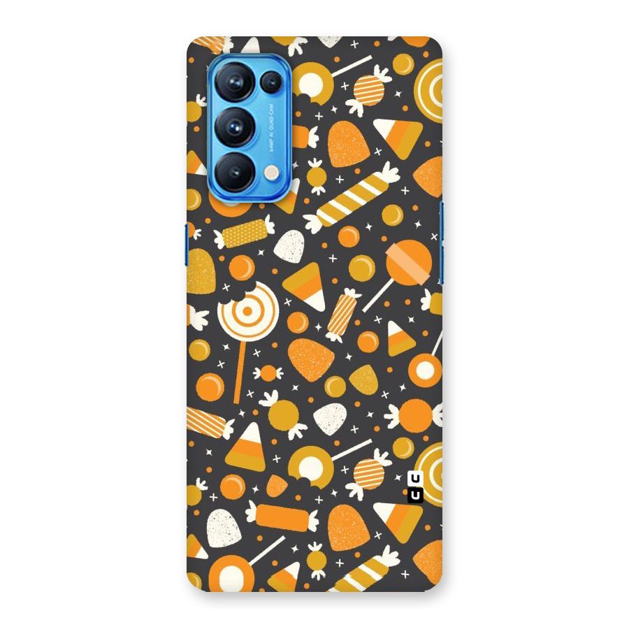 Candies Pattern Back Case for Oppo Reno5 Pro 5G