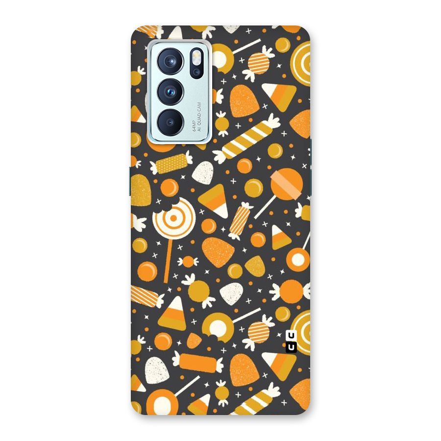Candies Pattern Back Case for Oppo Reno6 Pro 5G