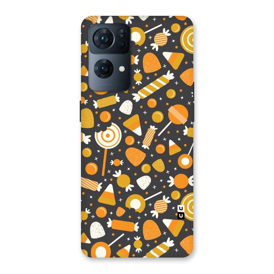 Candies Pattern Back Case for Oppo Reno7 Pro 5G