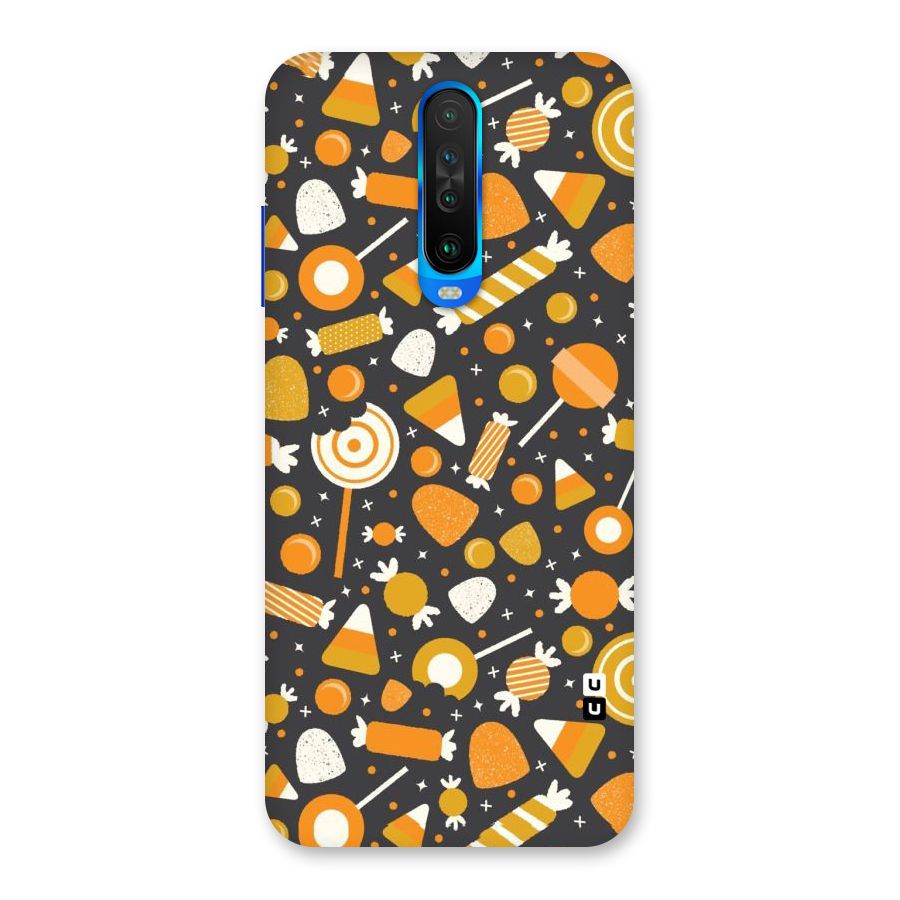 Candies Pattern Back Case for Poco X2